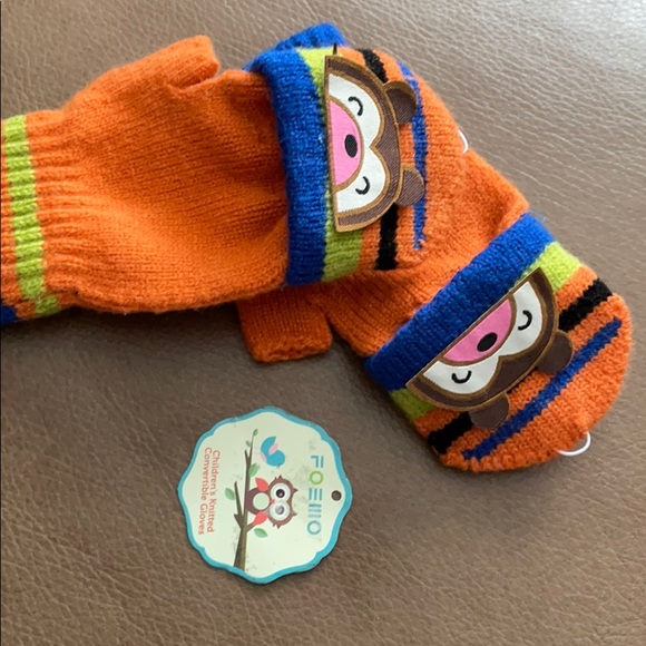NWT children’s knitted convertible gloves - Picture 1 of 6